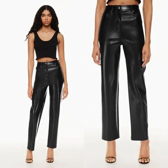 Wilfred The Melina™ Super High-Rise Fuax leather Pant 00 $148